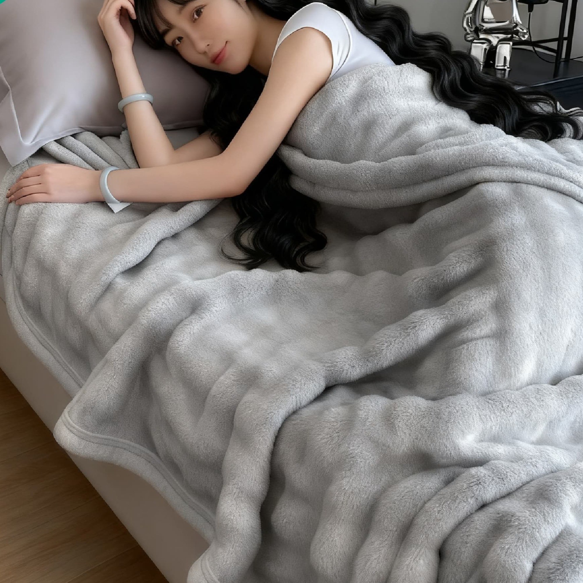 FASEN 보들보들 프리미엄 무름담요 극세사 밍크 소파 캠핑 차량 담요 담요 블랭킷