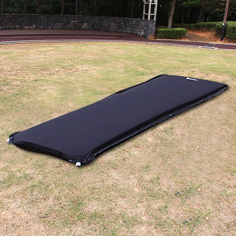 8CM 하베누 자충매트 에어쿠션 싱글 야외 차박 캠핑 에어 캠핑매트, 블랙